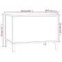 Glossy white plywood coffee table 60x44.5x45 cm by vidaXL, Coffee table - Ref: Foro24-819574, Price: 62,59 €, Discount: %
