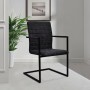 Cantilever dining chairs 6 units black synthetic leather by vidaXL, dining chairs - Ref: Foro24-272416, Price: 646,82 €, Disc...