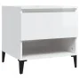 2 auxiliary tables plywood white gloss 50x46x50 cm by vidaXL, Side tables - Ref: Foro24-819553, Price: 62,90 €, Discount: %