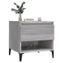 Side tables 2 units gray Sonoma plywood 50x46x50 cm by vidaXL, Side tables - Ref: Foro24-819561, Price: 79,19 €, Discount: %