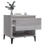 Beistelltische 2 Einheiten graues Sonoma-Sperrholz 50x46x50 cm von vidaXL, Seitentische - Ref: Foro24-819561, Preis: 80,01 €,...