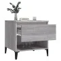 Side tables 2 units gray Sonoma plywood 50x46x50 cm by vidaXL, Side tables - Ref: Foro24-819561, Price: 79,19 €, Discount: %