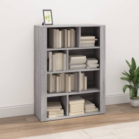 Aparador de madera contrachapada gris Sonoma 80x30x106 cm de vidaXL, Aparadores - Ref: Foro24-819498, Precio: 90,27 €, Descue...