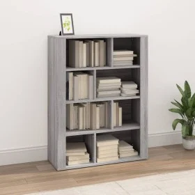 Aparador de madera contrachapada gris Sonoma 80x30x106 cm de vidaXL, Aparadores - Ref: Foro24-819498, Precio: 88,79 €, Descue...