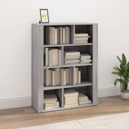 Aparador de madera contrachapada gris Sonoma 80x30x106 cm de vidaXL, Aparadores - Ref: Foro24-819498, Precio: 93,51 €, Descue...