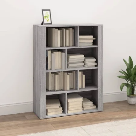 Sonoma gray plywood sideboard 80x30x106 cm by vidaXL, Sideboards - Ref: Foro24-819498, Price: 88,79 €, Discount: %