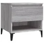 Side tables 2 units gray Sonoma plywood 50x46x50 cm by vidaXL, Side tables - Ref: Foro24-819561, Price: 79,19 €, Discount: %