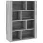 Aparador de madera contrachapada gris Sonoma 80x30x106 cm de vidaXL, Aparadores - Ref: Foro24-819498, Precio: 93,51 €, Descue...