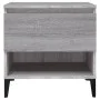 Side tables 2 units gray Sonoma plywood 50x46x50 cm by vidaXL, Side tables - Ref: Foro24-819561, Price: 79,19 €, Discount: %