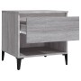 Beistelltische 2 Einheiten graues Sonoma-Sperrholz 50x46x50 cm von vidaXL, Seitentische - Ref: Foro24-819561, Preis: 80,01 €,...