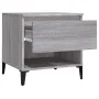 Side tables 2 units gray Sonoma plywood 50x46x50 cm by vidaXL, Side tables - Ref: Foro24-819561, Price: 79,19 €, Discount: %