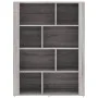 Sonoma graues Sperrholz-Sideboard 80x30x106 cm von vidaXL, Sideboards - Ref: Foro24-819498, Preis: 88,79 €, Rabatt: %