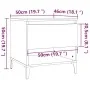Side tables 2 units gray Sonoma plywood 50x46x50 cm by vidaXL, Side tables - Ref: Foro24-819561, Price: 79,19 €, Discount: %