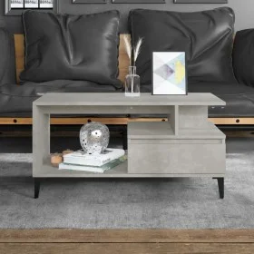 Mesa de centro madera contrachapada gris hormigón 90x49x45 cm de vidaXL, Mesas de centro - Ref: Foro24-819624, Precio: 82,41 ...