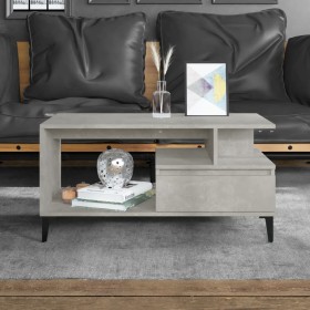 Mesa de centro madera contrachapada gris hormigón 90x49x45 cm de vidaXL, Mesas de centro - Ref: Foro24-819624, Precio: 78,54 ...