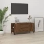 Mueble para TV madera contrachapada marrón roble 102x44,5x50 cm de vidaXL, Muebles TV - Ref: Foro24-819611, Precio: 84,94 €, ...