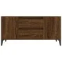 Mueble para TV madera contrachapada marrón roble 102x44,5x50 cm de vidaXL, Muebles TV - Ref: Foro24-819611, Precio: 84,94 €, ...