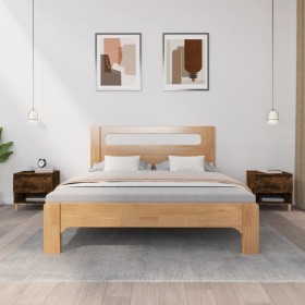 Nightstands 2 units smoked oak plywood 50x46x50 cm by vidaXL, Nightstands - Ref: Foro24-819543, Price: 72,67 €, Discount: %