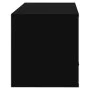 Shoe rack wall mounted made of black plywood 70x35x38 cm by vidaXL, Shoe racks and shoe organizers - Ref: Foro24-821013, Pric...