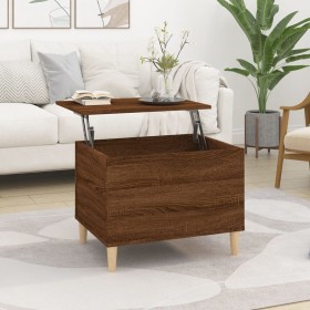 Couchtisch aus braunem Eichensperrholz, 60 x 44,5 x 45 cm von vidaXL, Couchtisch - Ref: Foro24-819571, Preis: 68,50 €, Rabatt: %