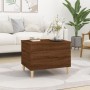 Mesa de centro madera contrachapada roble marrón 60x44,5x45 cm de vidaXL, Mesas de centro - Ref: Foro24-819571, Precio: 68,50...