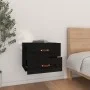Wand-Nachttische 2 Stück schwarz 50x36x40 cm von vidaXL, Schließfächer und Lagerschränke - Ref: Foro24-820985, Preis: 86,13 €...