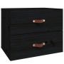 Wand-Nachttische 2 Stück schwarz 50x36x40 cm von vidaXL, Schließfächer und Lagerschränke - Ref: Foro24-820985, Preis: 86,13 €...