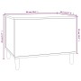 Mesa de centro madera contrachapada roble marrón 60x44,5x45 cm de vidaXL, Mesas de centro - Ref: Foro24-819571, Precio: 68,50...
