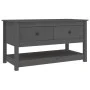 Couchtisch aus massivem grauem Kiefernholz, 102 x 49 x 55 cm von vidaXL, Couchtisch - Ref: Foro24-820923, Preis: 111,72 €, Ra...