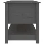Couchtisch aus massivem grauem Kiefernholz, 102 x 49 x 55 cm von vidaXL, Couchtisch - Ref: Foro24-820923, Preis: 111,72 €, Ra...