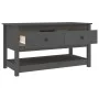 Couchtisch aus massivem grauem Kiefernholz, 102 x 49 x 55 cm von vidaXL, Couchtisch - Ref: Foro24-820923, Preis: 111,72 €, Ra...