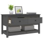 Mesa de centro de madera maciza de pino gris 102x49x55 cm de vidaXL, Mesas de centro - Ref: Foro24-820923, Precio: 112,89 €, ...