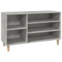 Betongrauer Sperrholz-Schuhschrank 102x36x60 cm von vidaXL, Schuhregale und Schuhorganisatoren - Ref: Foro24-819744, Preis: 6...