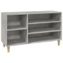Betongrauer Sperrholz-Schuhschrank 102x36x60 cm von vidaXL, Schuhregale und Schuhorganisatoren - Ref: Foro24-819744, Preis: 6...