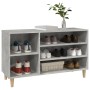 Betongrauer Sperrholz-Schuhschrank 102x36x60 cm von vidaXL, Schuhregale und Schuhorganisatoren - Ref: Foro24-819744, Preis: 6...