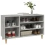 Betongrauer Sperrholz-Schuhschrank 102x36x60 cm von vidaXL, Schuhregale und Schuhorganisatoren - Ref: Foro24-819744, Preis: 6...