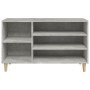 Betongrauer Sperrholz-Schuhschrank 102x36x60 cm von vidaXL, Schuhregale und Schuhorganisatoren - Ref: Foro24-819744, Preis: 6...