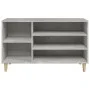 Betongrauer Sperrholz-Schuhschrank 102x36x60 cm von vidaXL, Schuhregale und Schuhorganisatoren - Ref: Foro24-819744, Preis: 6...