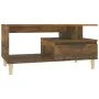 Mesa de centro madera contrachapada roble ahumado 90x49x45 cm de vidaXL, Mesas de centro - Ref: Foro24-819617, Precio: 61,78 ...