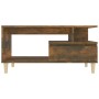 Mesa de centro madera contrachapada roble ahumado 90x49x45 cm de vidaXL, Mesas de centro - Ref: Foro24-819617, Precio: 62,46 ...