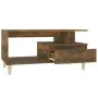 Mesa de centro madera contrachapada roble ahumado 90x49x45 cm de vidaXL, Mesas de centro - Ref: Foro24-819617, Precio: 61,78 ...
