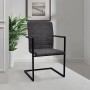 Freischwingende Esszimmerstühle 6 Stück Kunstleder grau von vidaXL, Essstühle - Ref: Foro24-272418, Preis: 539,18 €, Rabatt: %