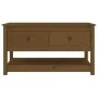Solid honey brown pine wood coffee table 102x49x55 cm by vidaXL, Coffee table - Ref: Foro24-820924, Price: 99,84 €, Discount: %