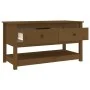 Solid honey brown pine wood coffee table 102x49x55 cm by vidaXL, Coffee table - Ref: Foro24-820924, Price: 99,84 €, Discount: %