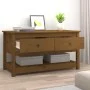 Solid honey brown pine wood coffee table 102x49x55 cm by vidaXL, Coffee table - Ref: Foro24-820924, Price: 99,84 €, Discount: %