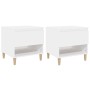 Nachttische 2 Stück weißes Sperrholz 50x46x50 cm von vidaXL, Nachttische - Ref: Foro24-819533, Preis: 71,35 €, Rabatt: %