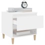 Nachttische 2 Stück weißes Sperrholz 50x46x50 cm von vidaXL, Nachttische - Ref: Foro24-819533, Preis: 71,35 €, Rabatt: %