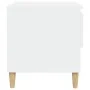 Mesitas de noche 2 uds madera contrachapada blanco 50x46x50 cm de vidaXL, Mesitas de noche - Ref: Foro24-819533, Precio: 70,8...