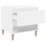 Nachttische 2 Stück weißes Sperrholz 50x46x50 cm von vidaXL, Nachttische - Ref: Foro24-819533, Preis: 71,35 €, Rabatt: %