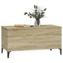 Sonoma Eiche Sperrholz Couchtisch 90x44,5x45 cm von vidaXL, Couchtisch - Ref: Foro24-819591, Preis: 68,03 €, Rabatt: %
